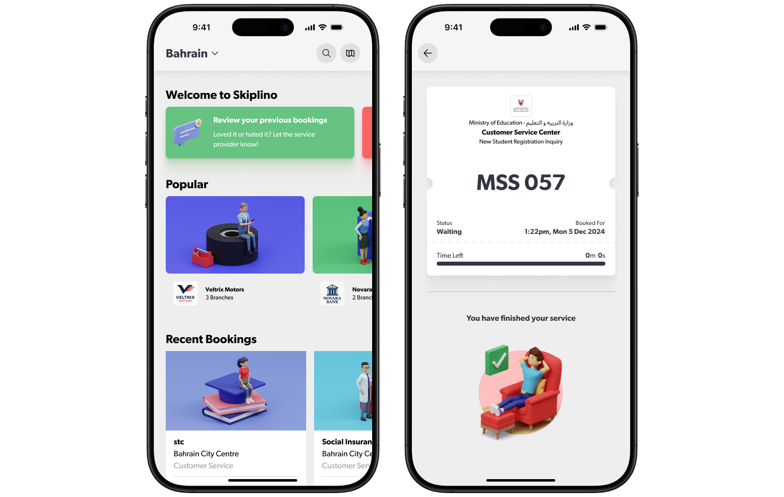 Appointments booking system